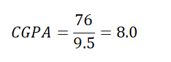 Percentage to CGPA Calculator